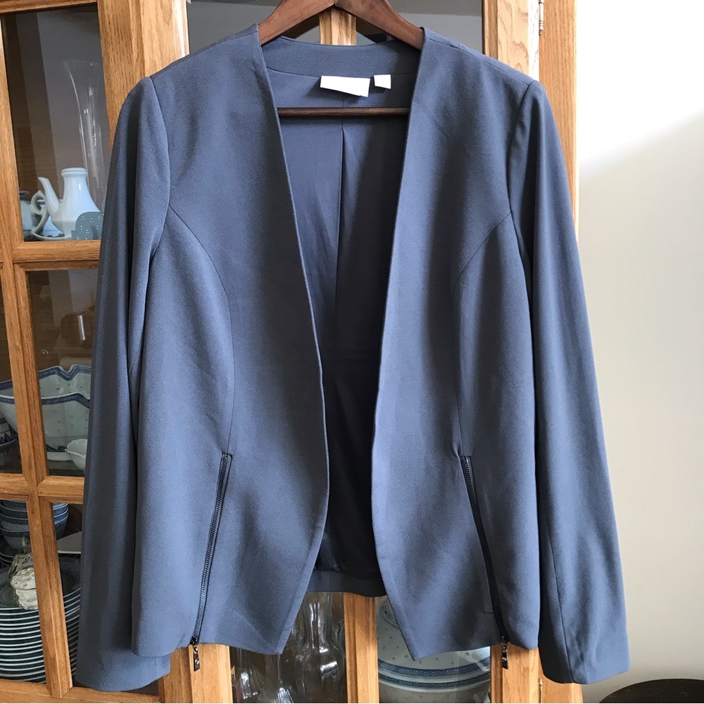 Belle by Kim Gravel gray blazer